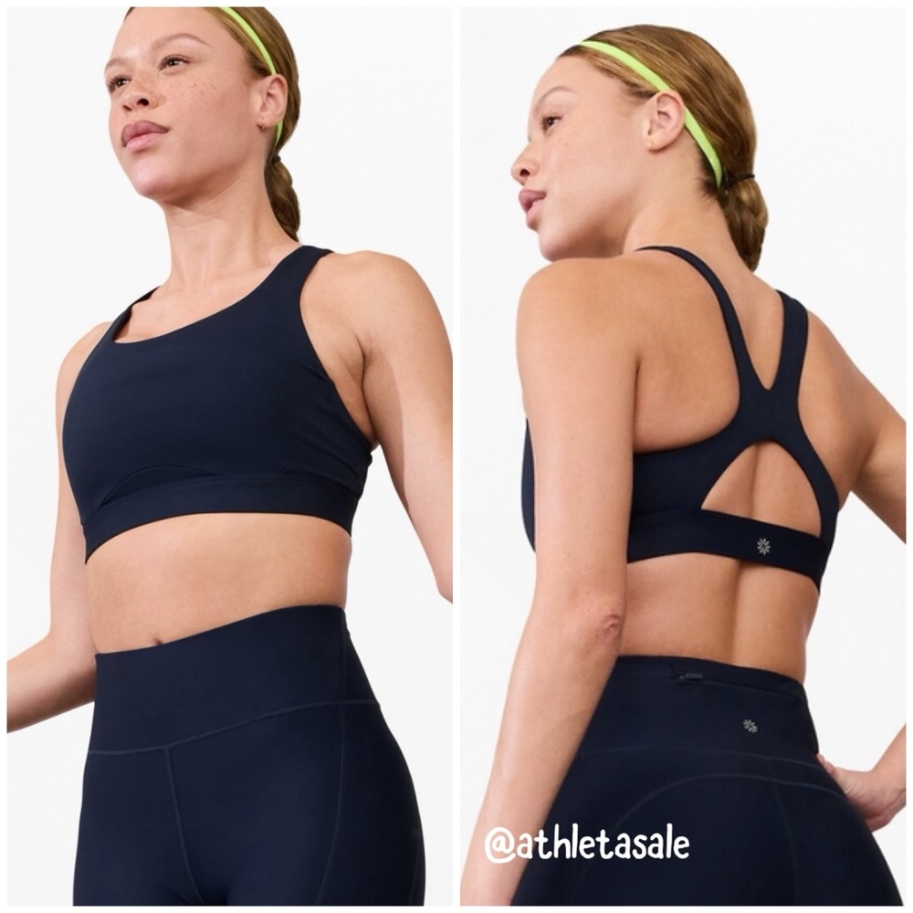 NWT Athleta Interval Sports Bra A-C | Navy